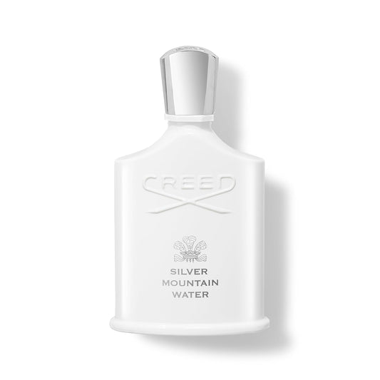 Creed Silver Mountain Water perfume bottle on a white background