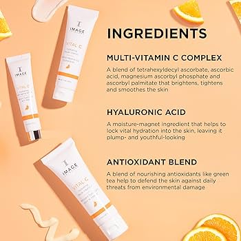 image skincare vital c facial cleanser and serum set