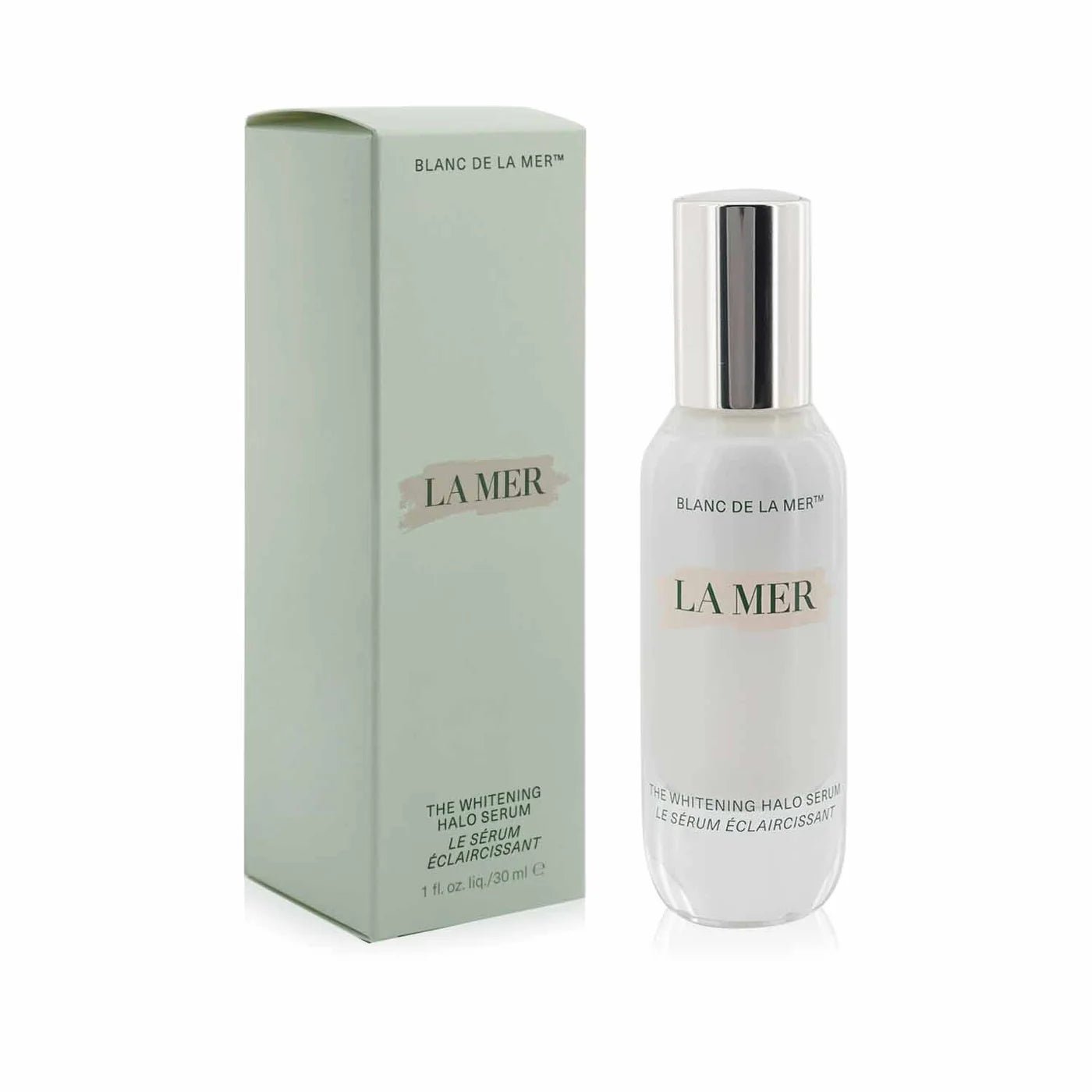 la mer the whitening halo serum 1 fl oz with box – premium skincare product