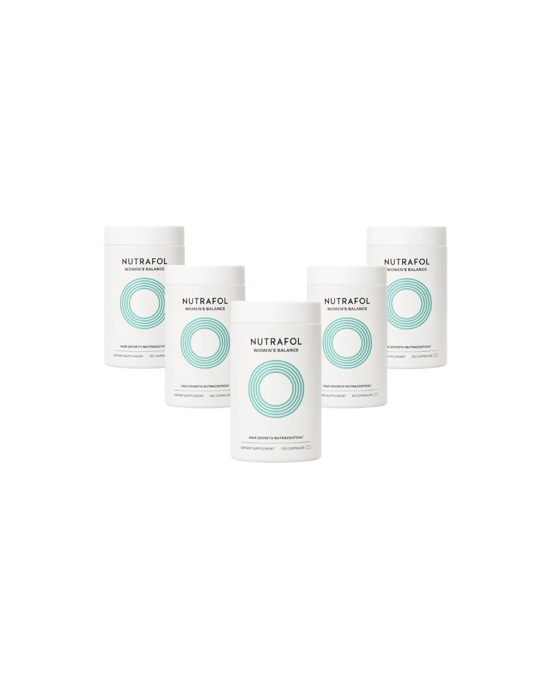 Nutrafol Women's Balance Hair Growth Supplements, Ages 45 and Up, Clinically Proven for Visibly Thicker Hair and Scalp Coverage, Dermatologist Recommended - 1 Month Supply