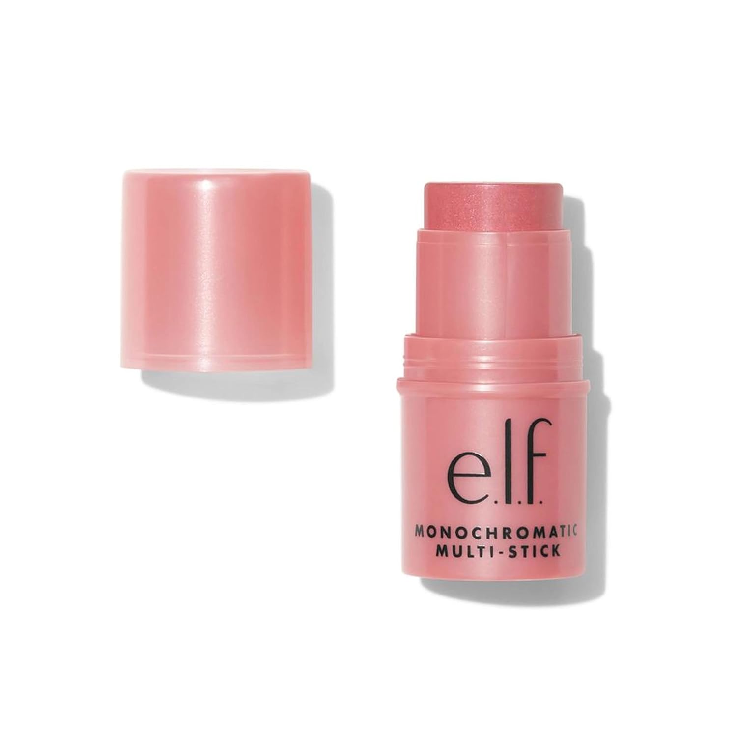 e.l.f. Monochromatic Multi Stick with open cap showing cream blush