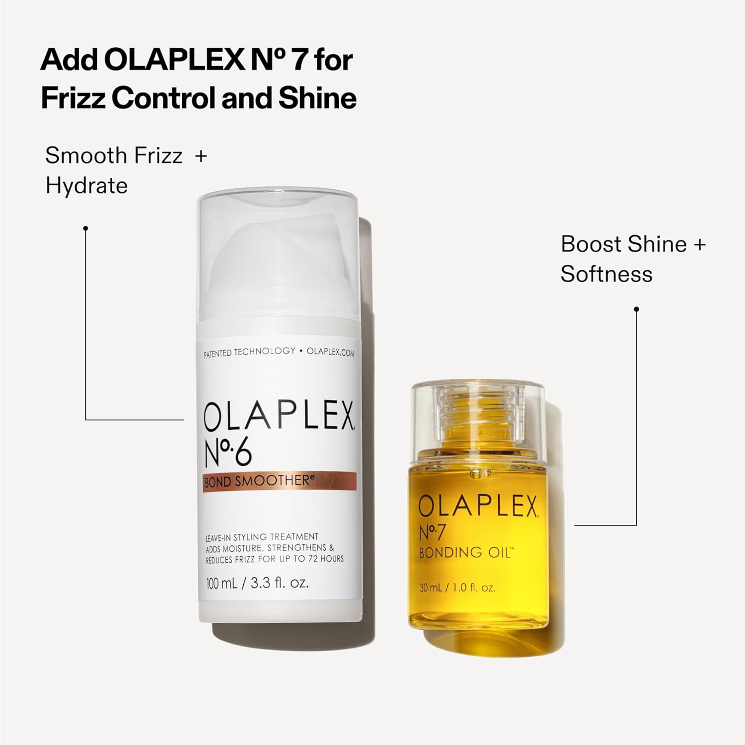 Olaplex No. 6 Bond Smoother – Leave‑In Styling Treatment for Frizz Control (3.3 fl oz)