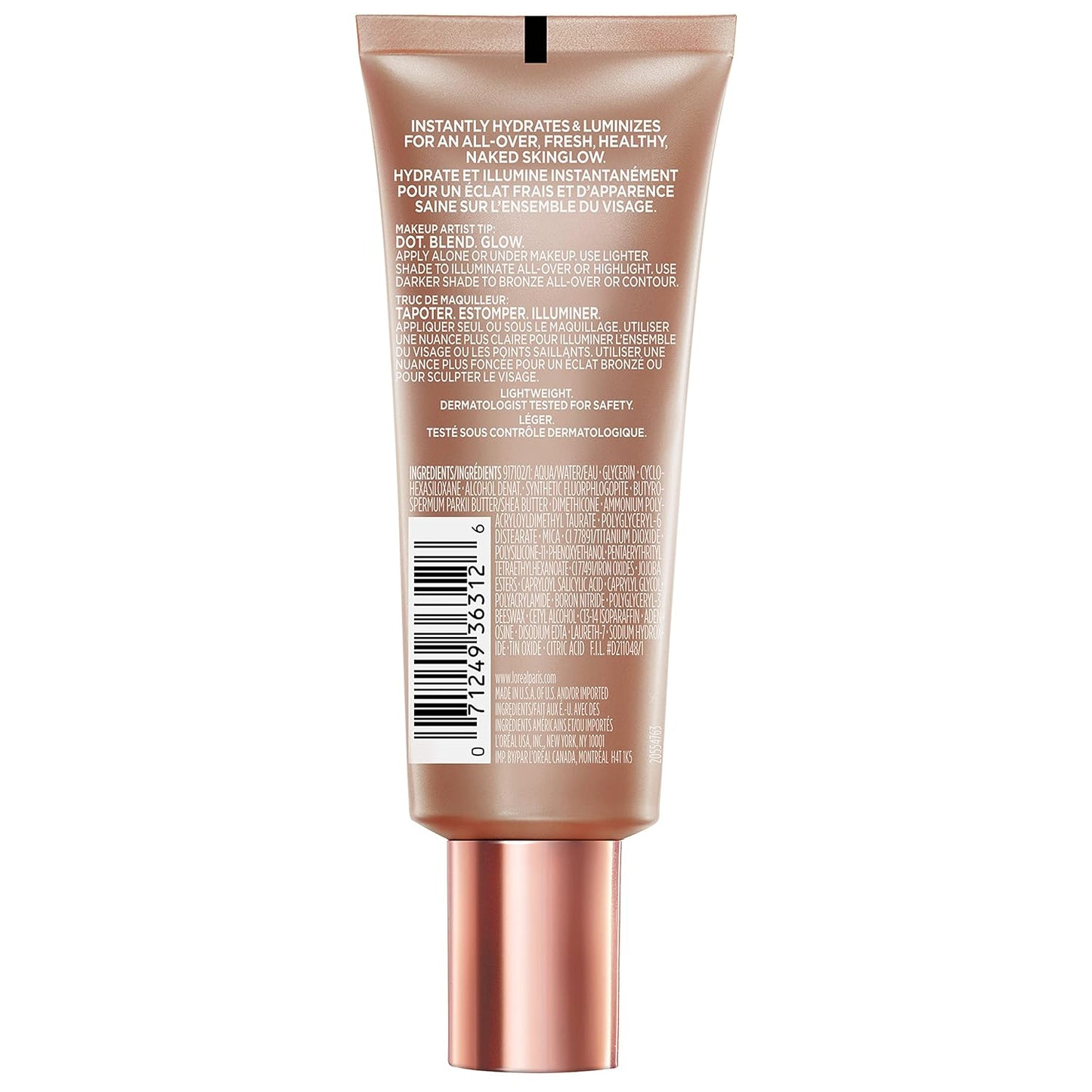 L'Oreal Paris Makeup Telescopic Original Lengthening Mascara, Blackest Black, 0.27 Fl Oz (1 Count)