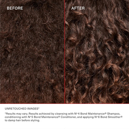 Olaplex No. 6 Bond Smoother, Leave-In Styling Hair Cream Treatment, Smooths, Conditions, & Strengthens, Frizz Control for Up to 72 Hours, For All Hair Types, 3.3 fl oz