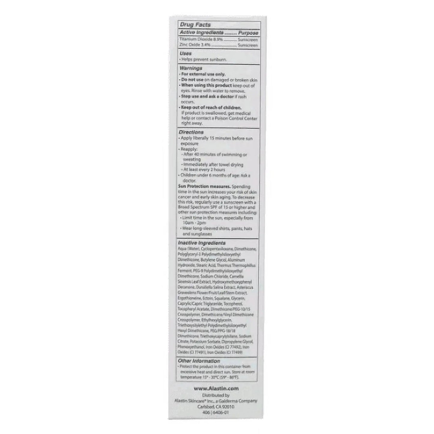 ALASTIN-HydraTint-ProProduct label 