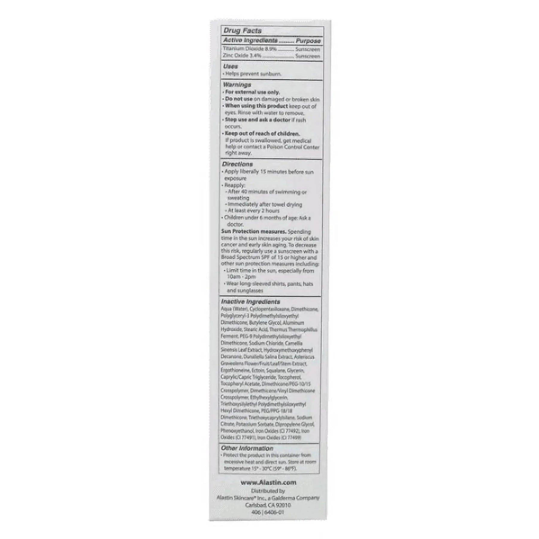 ALASTIN-HydraTint-ProProduct label 