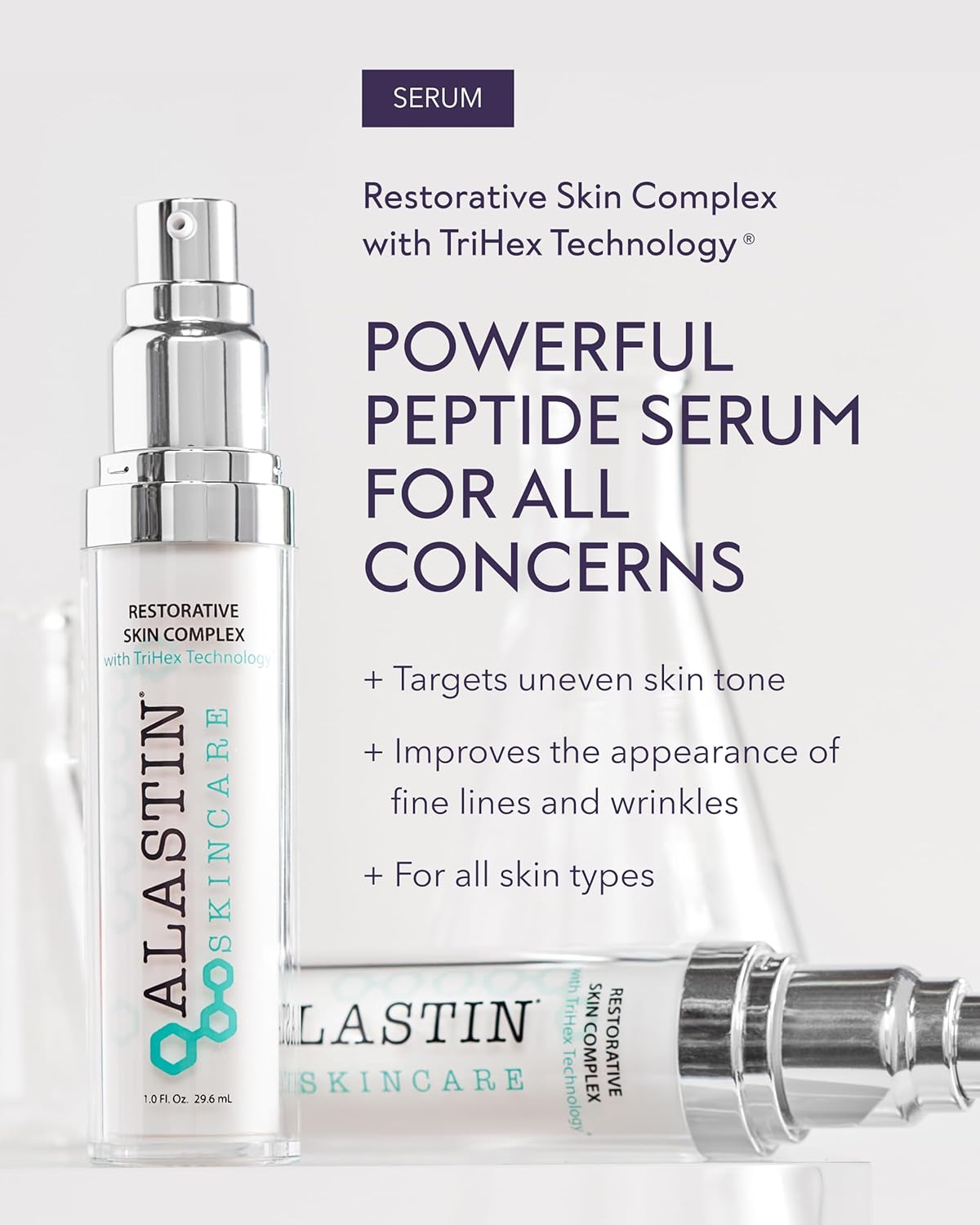Alastin Restorative Skin Complex with TriHex Technology serum for fine lines and uneven skin tone