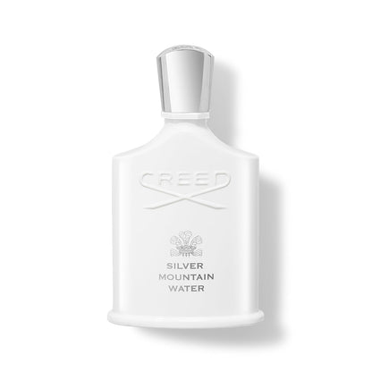 Creed Silver Mountain Water perfume bottle on a white background