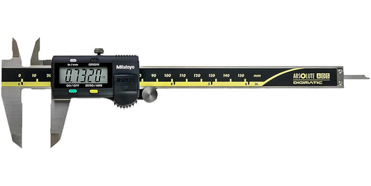 Digital caliper with a white background