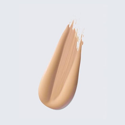swatch texture of estée lauder double wear stay‑in‑place foundation on light background