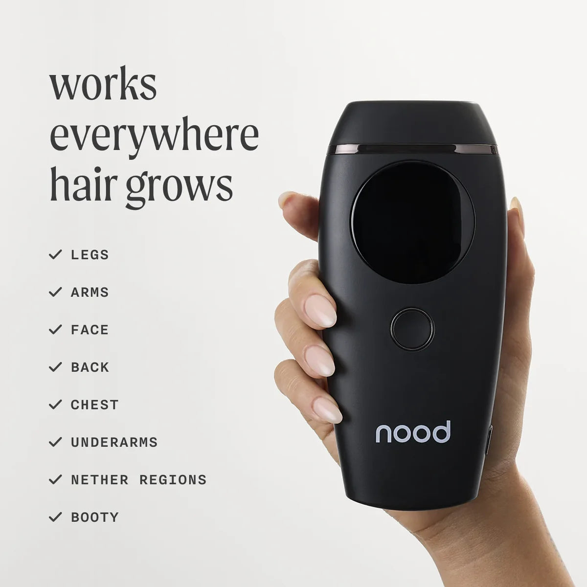 The Flasher 2.0 + The Nood Serum – Advanced At-Home Hair Removal & Skin Care System