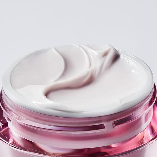 Close‑up texture of Resilience Multi‑Effect Night cream in open jar
