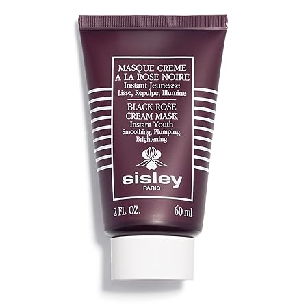 Sisley black rose cream mask tube on a white background