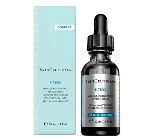 SkinCeuticals P-TIOX serum bottle and packaging on a white background
