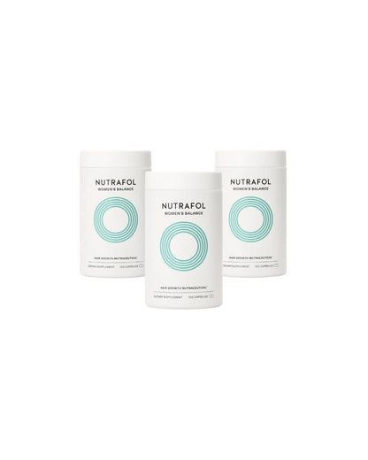 Nutrafol Women's Balance Hair Growth Supplements, Ages 45 and Up, Clinically Proven for Visibly Thicker Hair and Scalp Coverage, Dermatologist Recommended - 1 Month Supply